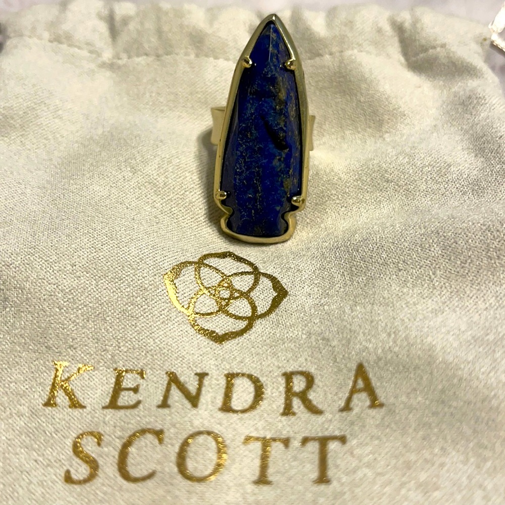 KENDRA SCOTT arrowhead stone adjustable ring